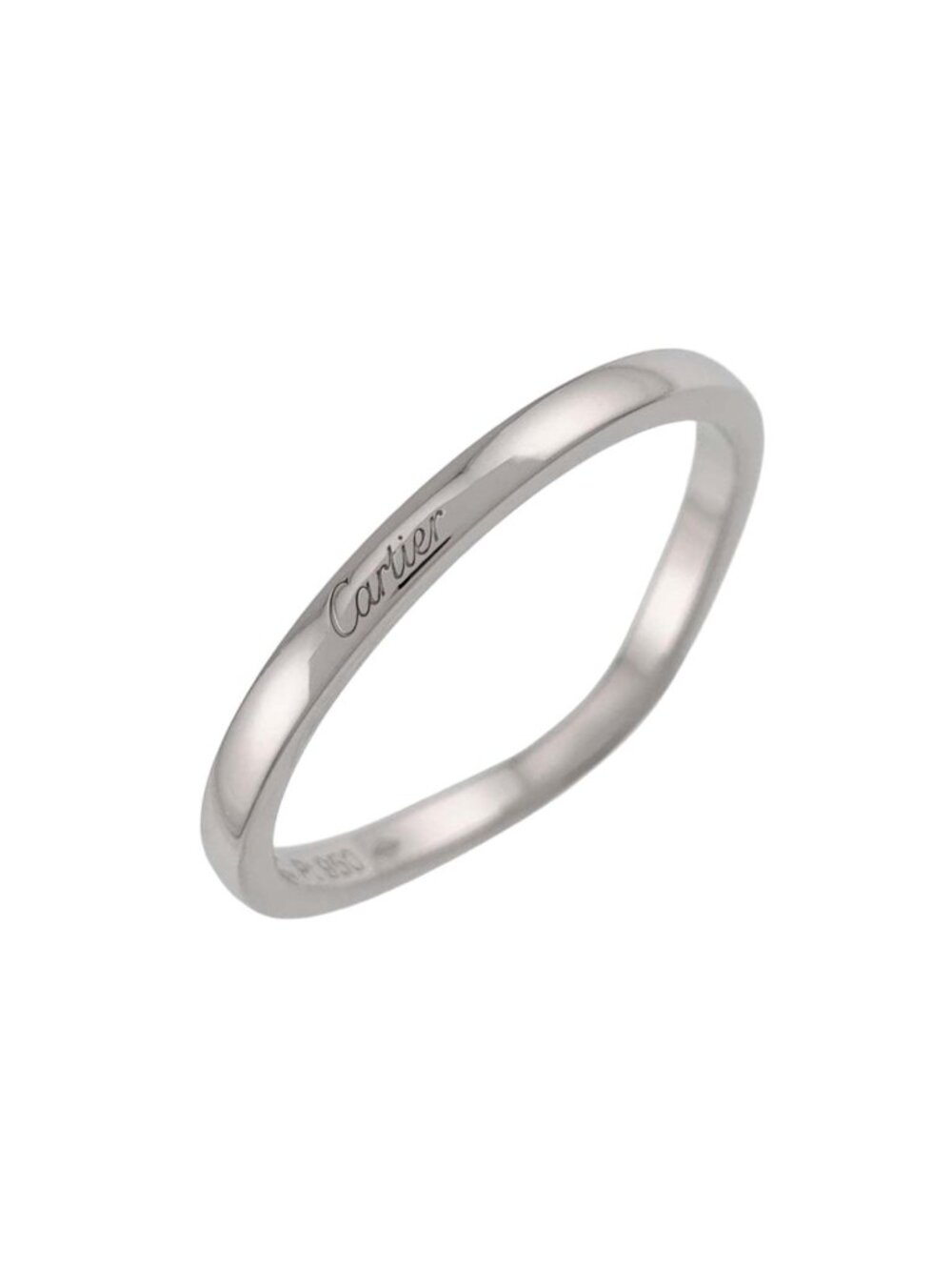 Cartier Ballerina Curve 59 Ring Platinum